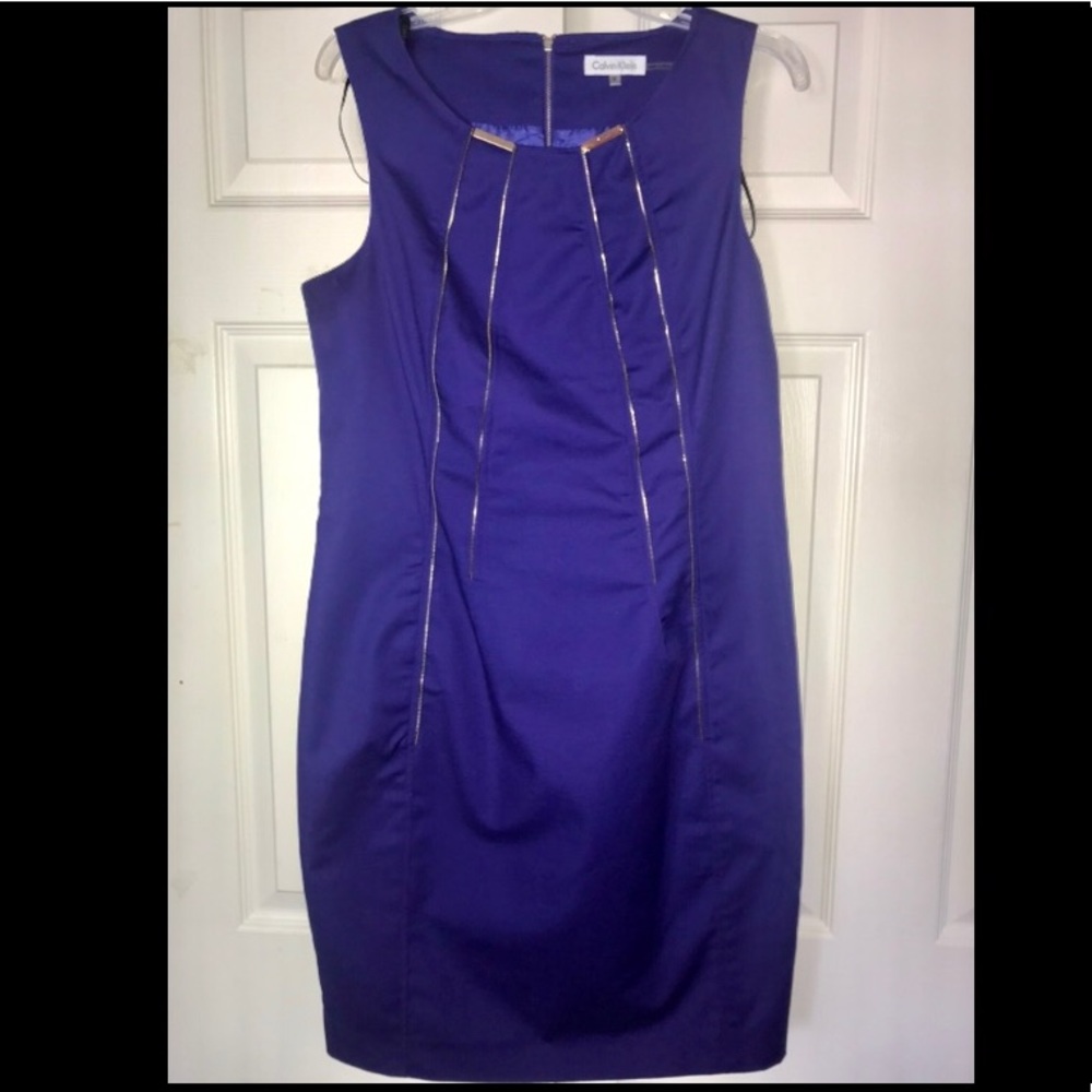 💙💜CALVIN KLEIN INDIGO BUSINESS DRESS